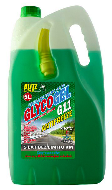Антифриз Blitz Line Glycogel G11 ready-mix -37°C зеленый 5л BLITZ LINE 28880